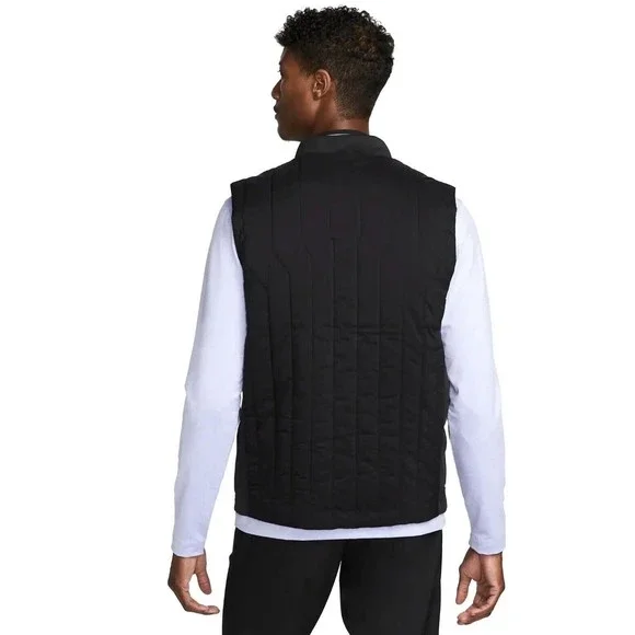 $180 Nike Therma-FIT ADV Repel Men's Full-Zip Golf Vest Black Size